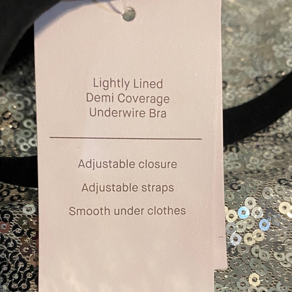 Auden Women’s Lightly Lined Demi Coverage Underwire Bra Size 34D - Picture 8 of 8